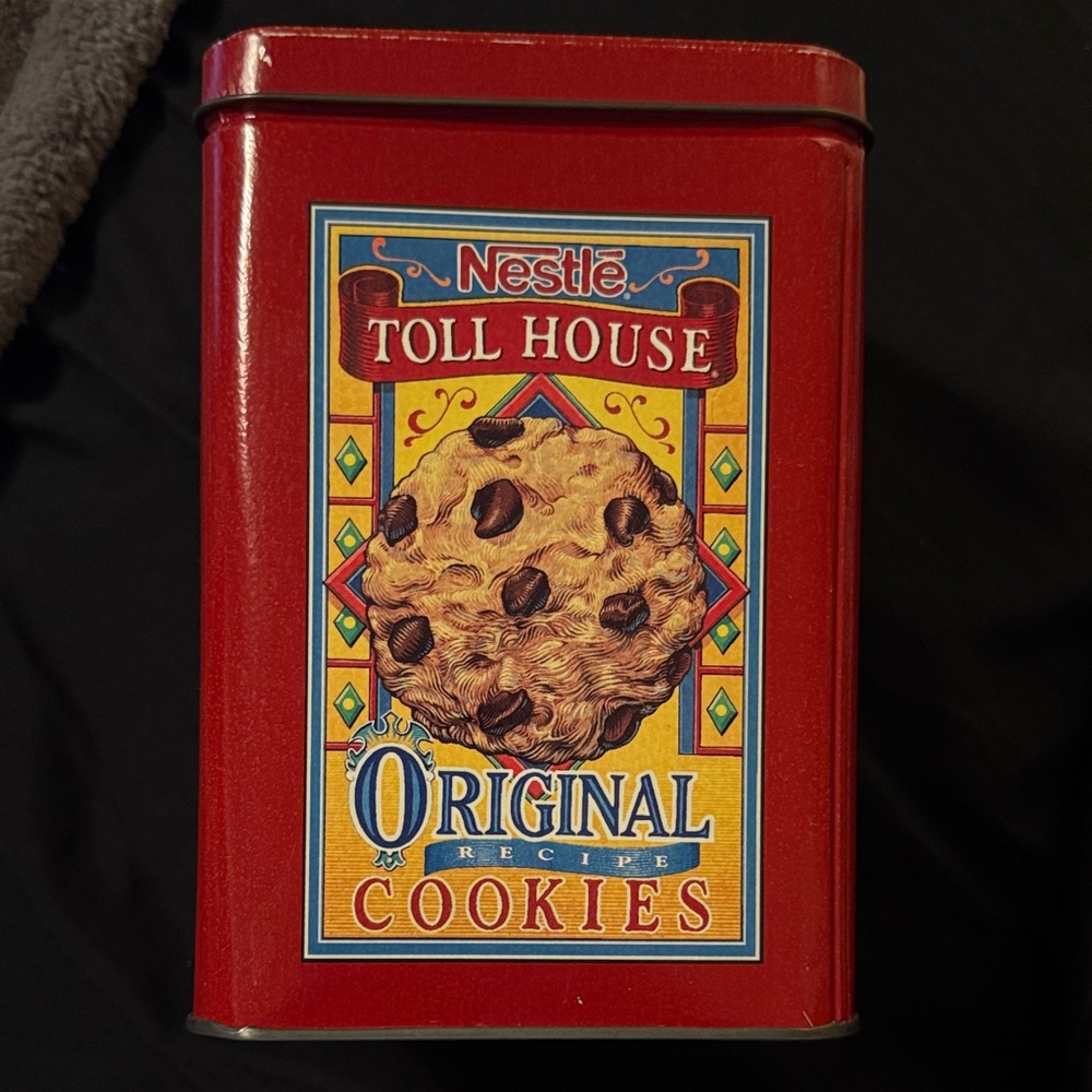 Vintage Nestle Cookie Storage Tin